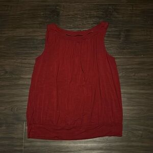 Loft tank top size large. Red